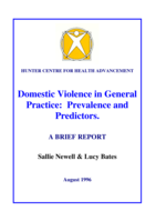 Domestic violence in general practice: prevalence and predicators