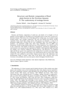 Structure and floristic composition of flood plain forests in the Peruvian Amazon, II. The understorey of restinga forests