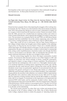Lee Papa (ed.), Staged action: six plays from the American Workers' Theatre.(Book review)