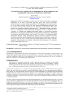 A constructivist approach to professional development in ICT leadership: creating a learning community