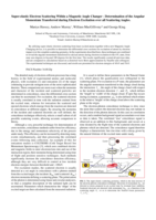 Superelastic electron scattering within a magnetic angle changer: determination of the angular momentum transferred during electron excitation over all scattering angles