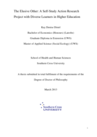 The elusive other : a self study action research project with diverse learners in higher education