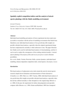Spatially-explicit competition indices and the analysis of mixed-species plantings with the Simile modelling environment