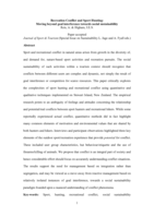Recreation conflict and sport hunting: moving beyond goal interference towards social sustainability