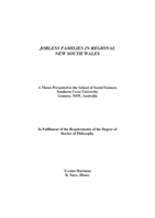 Jobless families in regional New South Wales