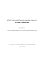 A multi-dimensional financing appraisal framework for public infrastructure