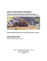 What is free about fuelwood? A critique of the value of fuelwood in the rural and squatter settlement households in the Eastern Highlands of Papua New Guinea