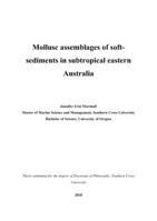 Mollusc assemblages of soft-sediments in subtropical eastern Australia