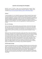 The river of learning in the workplace