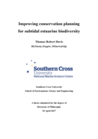 Improving conservation planning for subtidal estuarine biodiversity