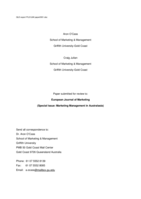 Examining firm and environmental influences on export marketing mix strategy and export performance of Australian exporters