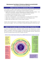 Rekindling the Spirit: potential benefits for the North Coast Area Health Service