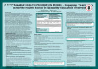 A sustainable health promotion model: engaging teachers and the community health sector in sexuality education interventions