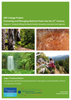 Community and park executives/directors’ perceptions of the benefits of parks: a congruency analysis: stage 2 technical report