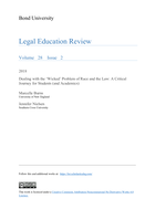 Dealing with the ‘wicked’ problem of race and the law: a critical journey for students (and academics)
