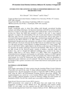 Studies into the genetics of wheat endosperm rheology and microstructure