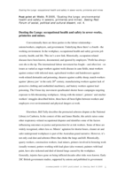 Dusting the lungs: environmental health and safety in sewers, printeries and mines