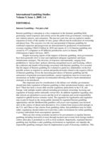 Internet gambling - not just a fad