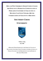 How and why credibility-based company logos are effective in marketing communication in persuading customers to take action : a multiple case study toward a better understanding of creativity in branding