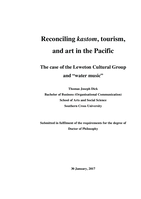 Reconciling (kastom), tourism, and art in the Pacific : the case of the Leweton Cultural Group and "water music"