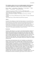 First abundance estimate of east coast Australian humpback whales (Megaptera novaeangliae) utilising mark-recapture analysis and multi-point sampling