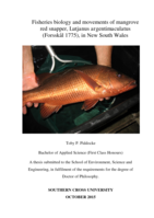 Fisheries biology and movements of mangrove red snapper, Lutjanus argentimaculatus (Forsskål 1775), in New South Wales