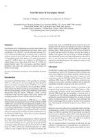 Growth stress in Eucalyptus dunnii
