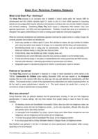 Kindy Play proposal: parental feedback