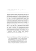The need for a federal,  Australia-wide approach to issues concerning crime victims (law)