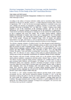 Election campaigns, tourism press coverage, and the Australian Labor Party: a case study of the 2007 Australian election