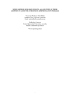Mixed method research designs: a case study of their adoption in a doctor of business administration program