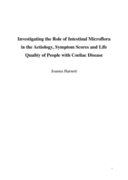 Investigating the role of intestinal microflora in the aetiology, symptom scores and life quality of people with coeliac disease
