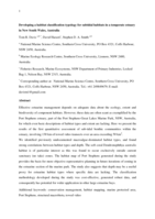 Developing a habitat classification typology for subtidal habitats in a temperate estuary in New South Wales, Australia