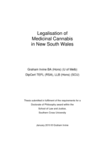 Legalisation of medicinal cannabis in New South Wales