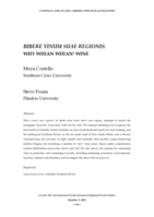 Bibere vinum suae regionis: why Whian Whian wine