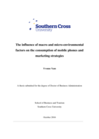 The influence of macro and micro-environmental factors on the consumption of mobile phones and marketing strategies
