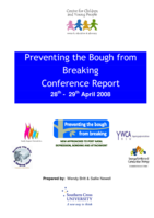 Preventing the Bough from Breaking: conference report