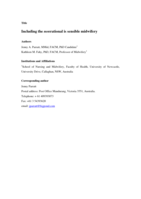 Including the nonrational is sensible midwifery