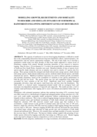 Modelling growth, recruitments and mortality to describe and simulate dynamics of subtropical rainforests following different levels of disturbance