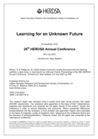 System dynamics, quality assurance and the teaching portfolio: a case study