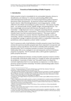 Towards an understanding of public property