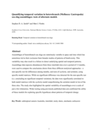 Quantifying temporal variation in heterobranch (Mollusca: Gastropoda) sea slug assemblages: tests of alternate models