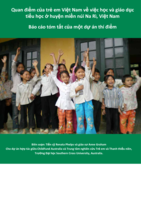 Quan điểm của trẻ em Việt Nam về việc học và giáo dục tiểu học ở huyện miền núi Na Rì, Việt Nam: Báo cáo tóm tắt của một dự án thí điểm