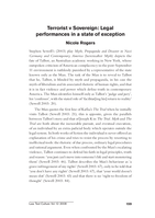 Terrorist v sovereign: legal performances in a state of exception