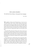 ‘Om gaia dudes’: the North East Forest Alliance’s old-growth forest campaign