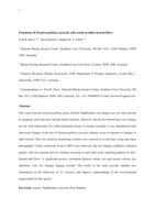 Extension of Dendronephthya australis soft corals in tidal current flows