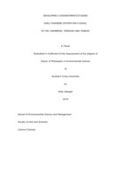 Developing a geoinformatics based early warning system for floods, in the Caribbean, Trinidad and Tobago