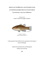 Aspects of the biology and conservation of the endangered Oxleyan pygmy perch <em>Nannoperca oxleyana</em> Whitley
