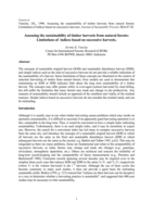 Assessing the sustainability of timber harvests from natural forests: Limitations of indices based on successive harvests