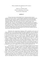 History and habit in the mobilisation of ICT resources